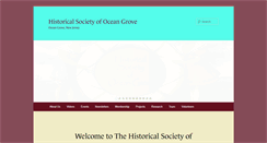 Desktop Screenshot of oceangrovehistory.org